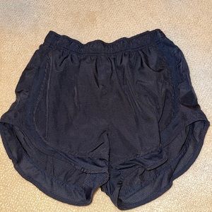 black nike shorts, mesh square design